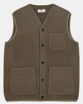 Akrasmus Boiled Wool Gilet