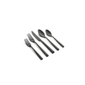 20pc Gilda Black Satin Flatware Set - Cambridge Silversmiths