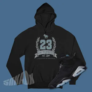 23 University Hoodie To Match Air Jordan 6 Chrome