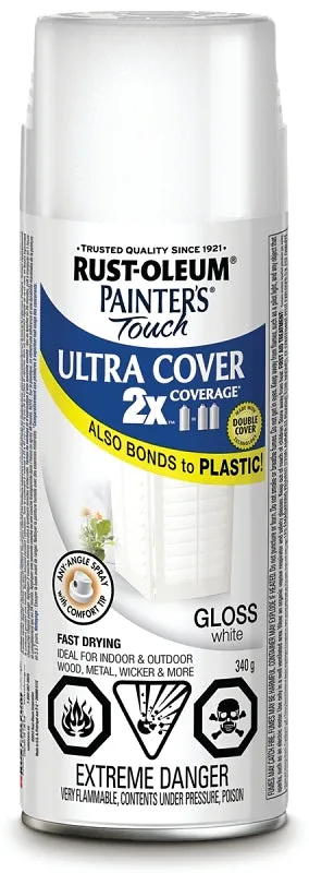 340g Painter's Touch Spray Paint, Gloss White