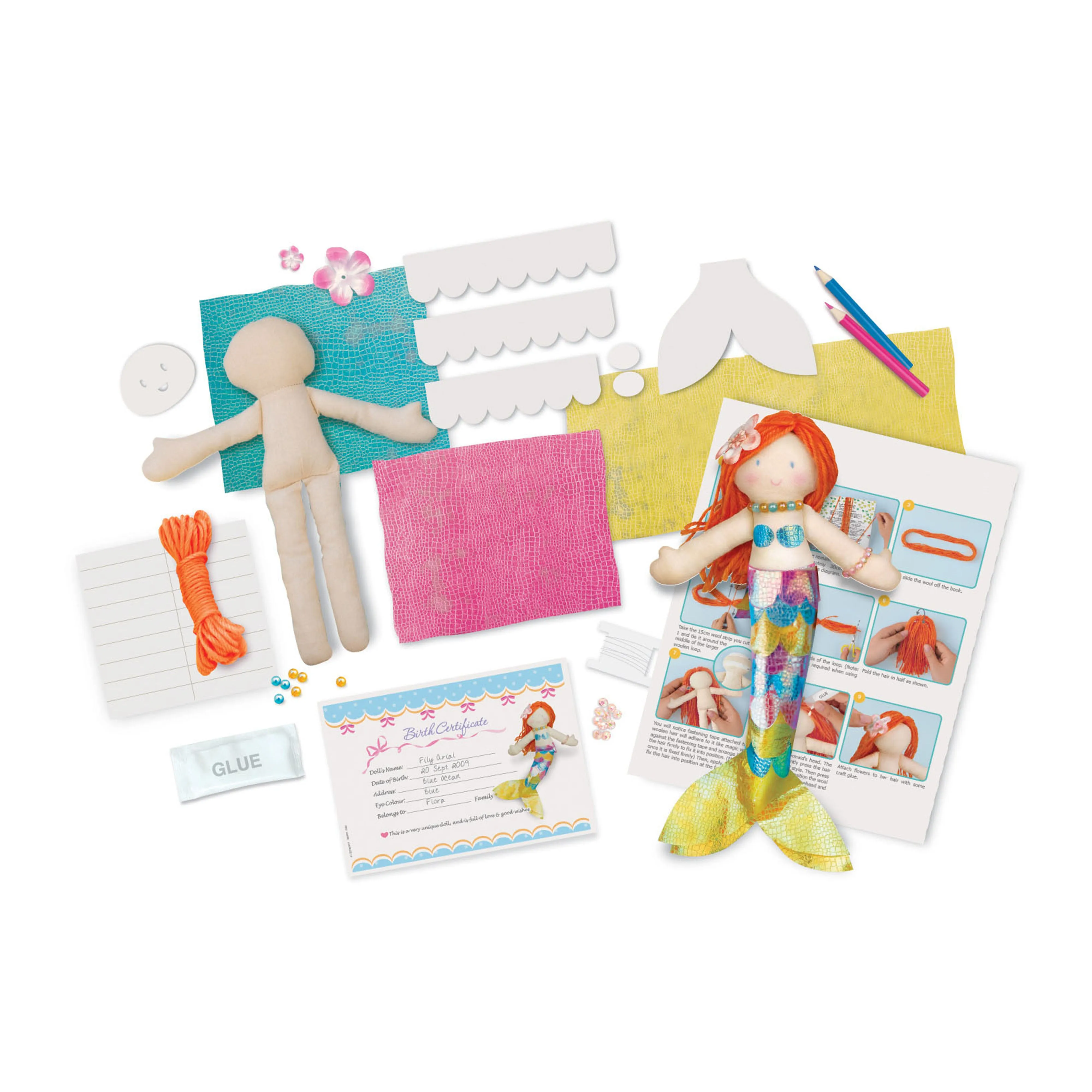 4M Mermaid Doll Making Kit