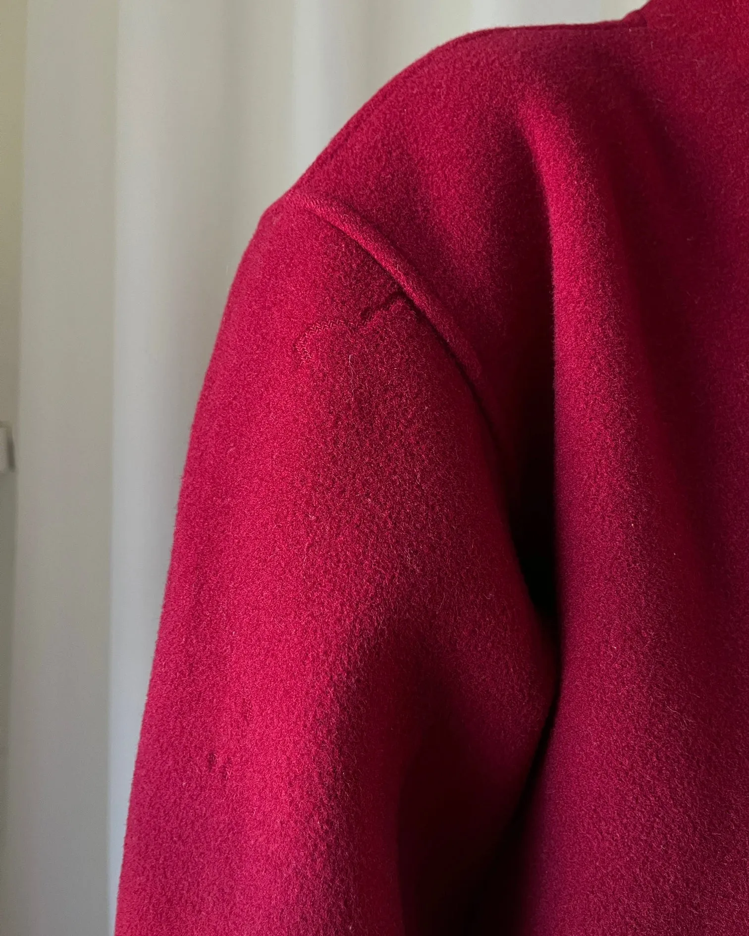 80s Calvin Klein Wool Coat | S-M