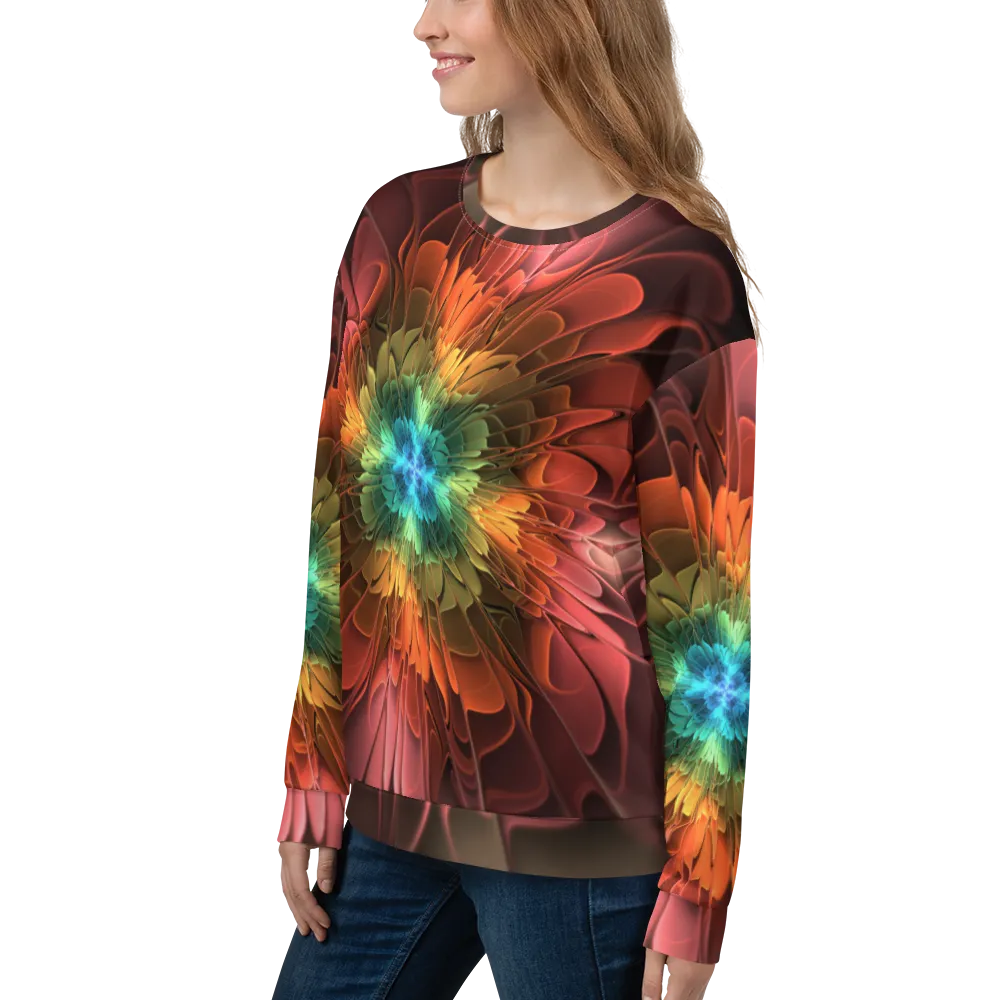 Abstract Flower 03 Unisex Sweatshirt