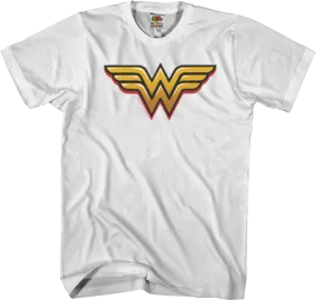 Airbrush Wonder Woman Logo DC Comics T-Shirt