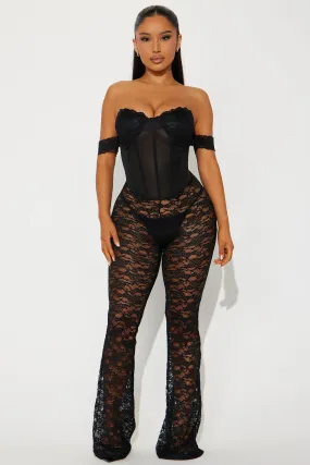 Alani Lace Jumpsuit - Black