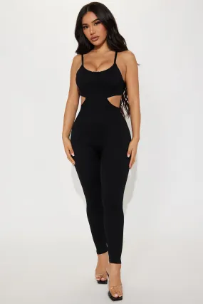 All It Takes Seamless Jumpsuit - Black