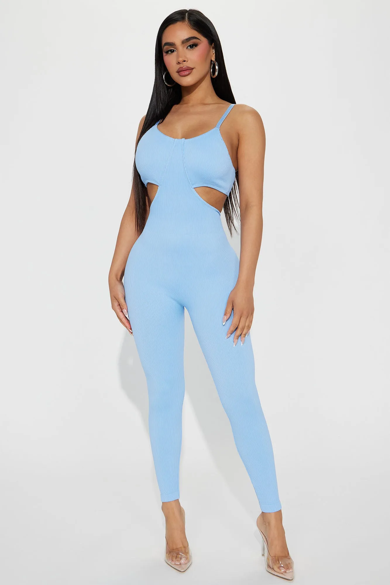 All It Takes Seamless Jumpsuit - Blue