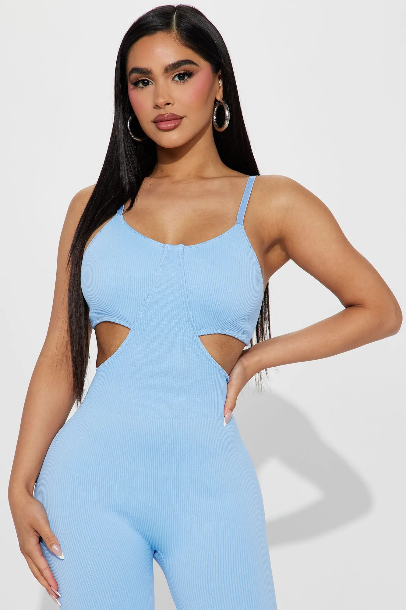 All It Takes Seamless Jumpsuit - Blue