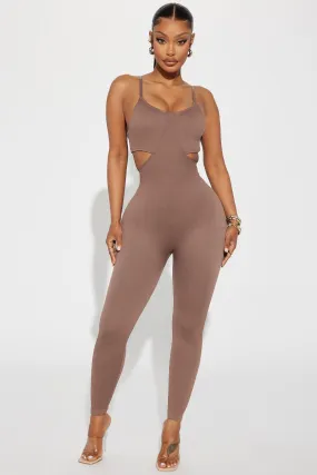 All It Takes Seamless Jumpsuit - Mocha