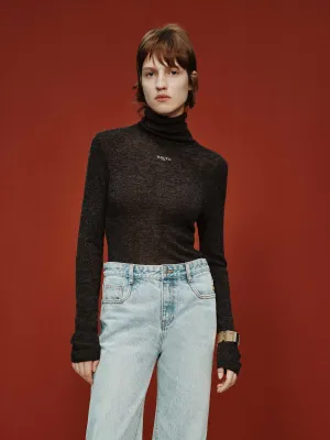 Alpaca Turtleneck Kint Top