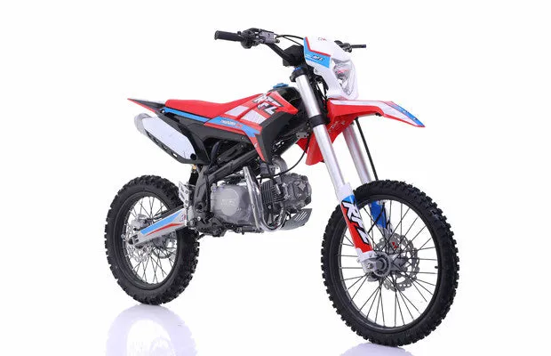 Apollo Thunder 150 DLX Full Size Dirt Pit Bike, 4 Speed Manual, Kick Start, 34.5 Inch Seat Height, 19 inch front tire, CA Legal