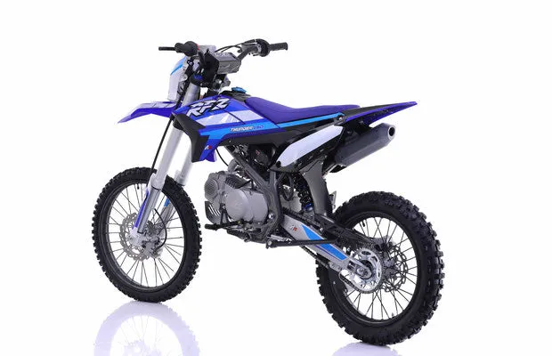 Apollo Thunder 150 DLX Full Size Dirt Pit Bike, 4 Speed Manual, Kick Start, 34.5 Inch Seat Height, 19 inch front tire, CA Legal