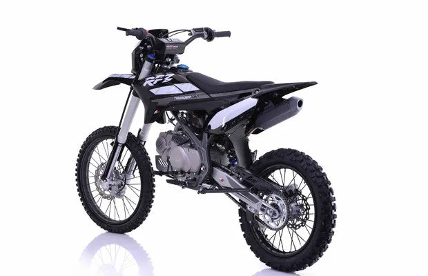 Apollo Thunder 150 DLX Full Size Dirt Pit Bike, 4 Speed Manual, Kick Start, 34.5 Inch Seat Height, 19 inch front tire, CA Legal