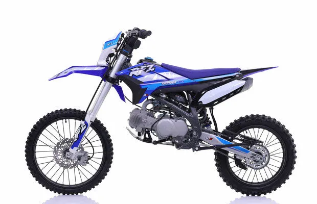 Apollo Thunder 150 DLX Full Size Dirt Pit Bike, 4 Speed Manual, Kick Start, 34.5 Inch Seat Height, 19 inch front tire, CA Legal