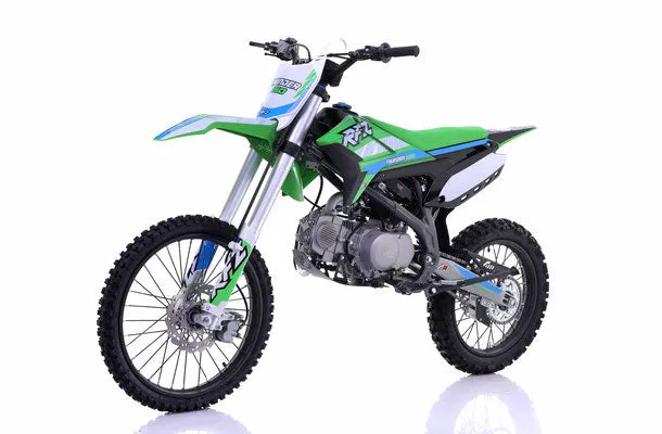 Apollo Thunder 150 Full Size Dirt Pit Bike, 4 Speed Manual, 140cc, Kick Start, 34.5 Inch Seat Height, 19 inch front tire, CA Legal