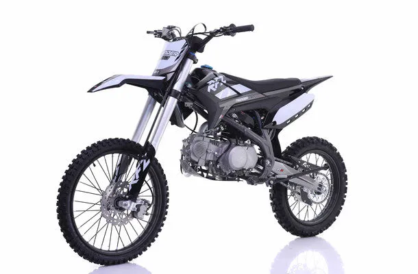 Apollo Thunder 150 Full Size Dirt Pit Bike, 4 Speed Manual, 140cc, Kick Start, 34.5 Inch Seat Height, 19 inch front tire, CA Legal