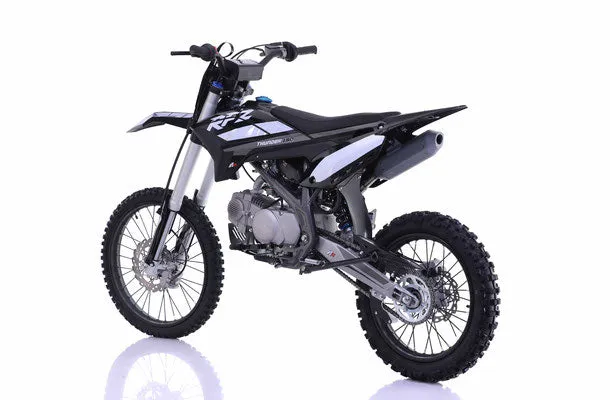 Apollo Thunder 150 Full Size Dirt Pit Bike, 4 Speed Manual, 140cc, Kick Start, 34.5 Inch Seat Height, 19 inch front tire, CA Legal