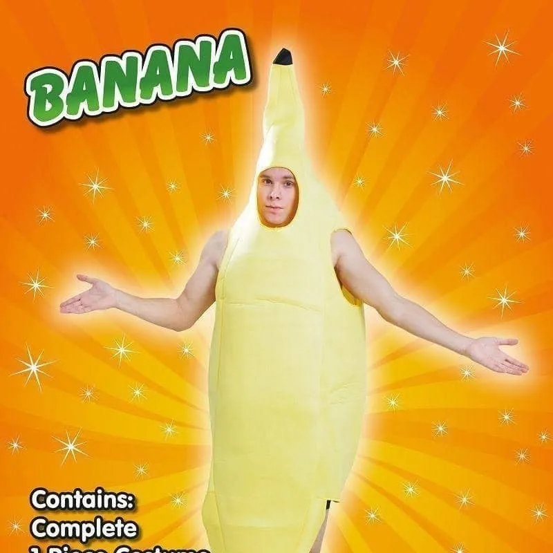 Banana Costume Adult Joke Food