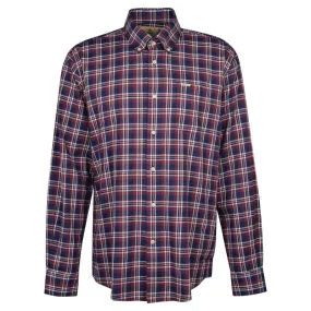 Barbour Turville Mens Regular Fit Shirt - Navy