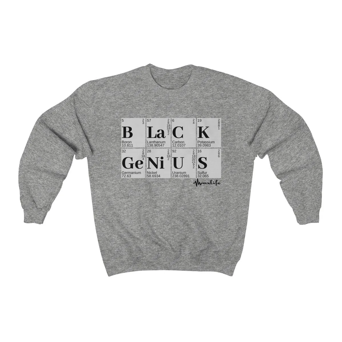 Black Genius by MAXLIFE (Crewneck)