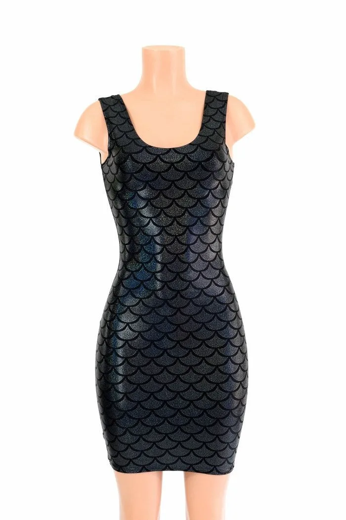 Black Mermaid Tank Dress