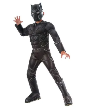 Black Panther Marvel Avengers Civil War Deluxe Child Costume