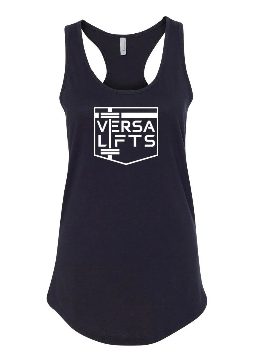 Black VersaLifts™ logo tank