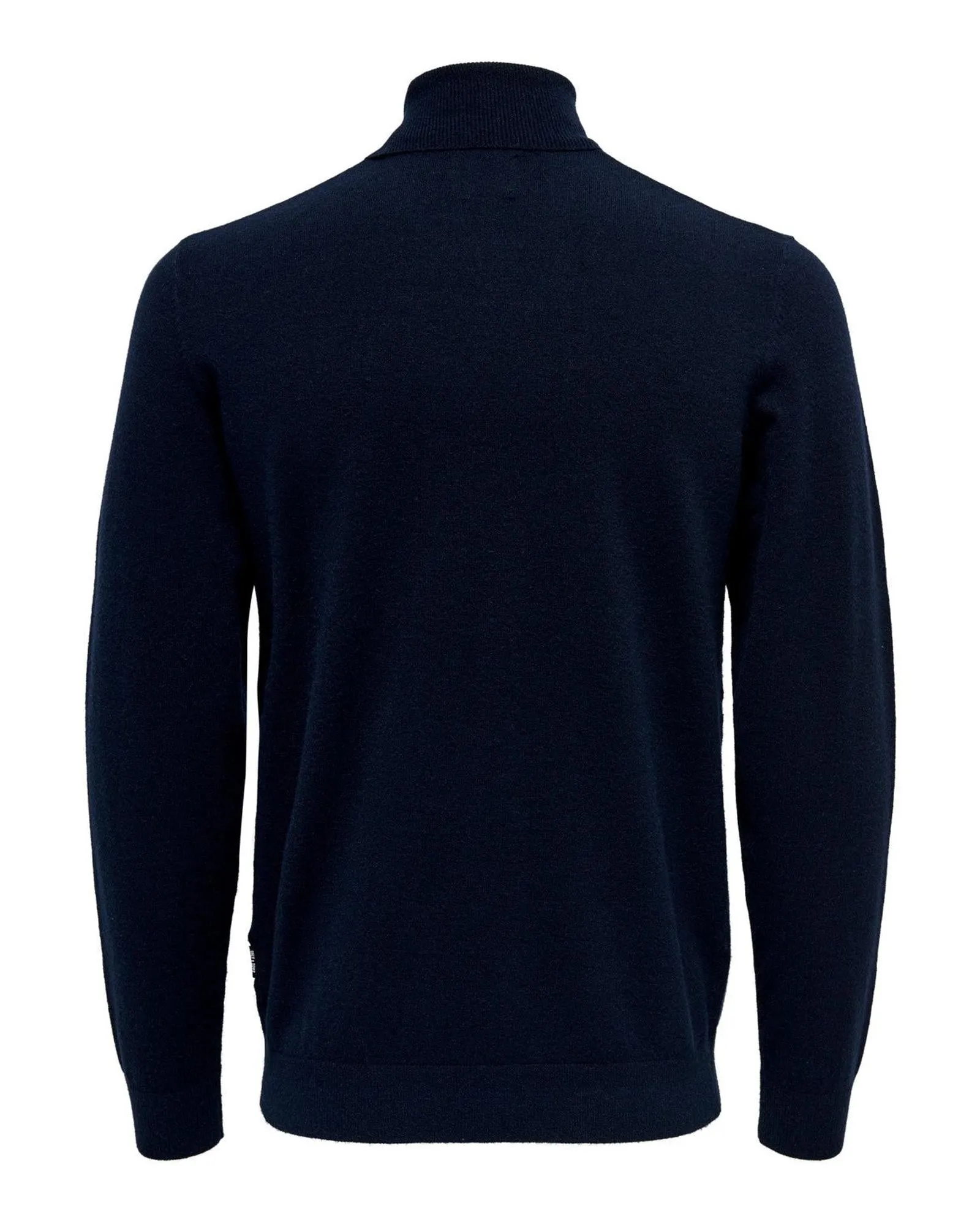 Blue Turtleneck Knitwear for Men