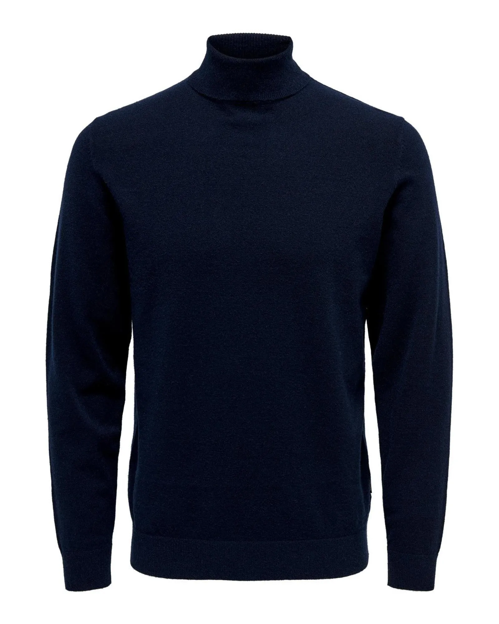 Blue Turtleneck Knitwear for Men