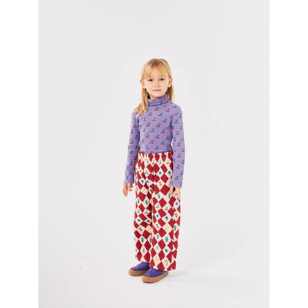 Bobo Choses - Cherry all-over turtleneck top