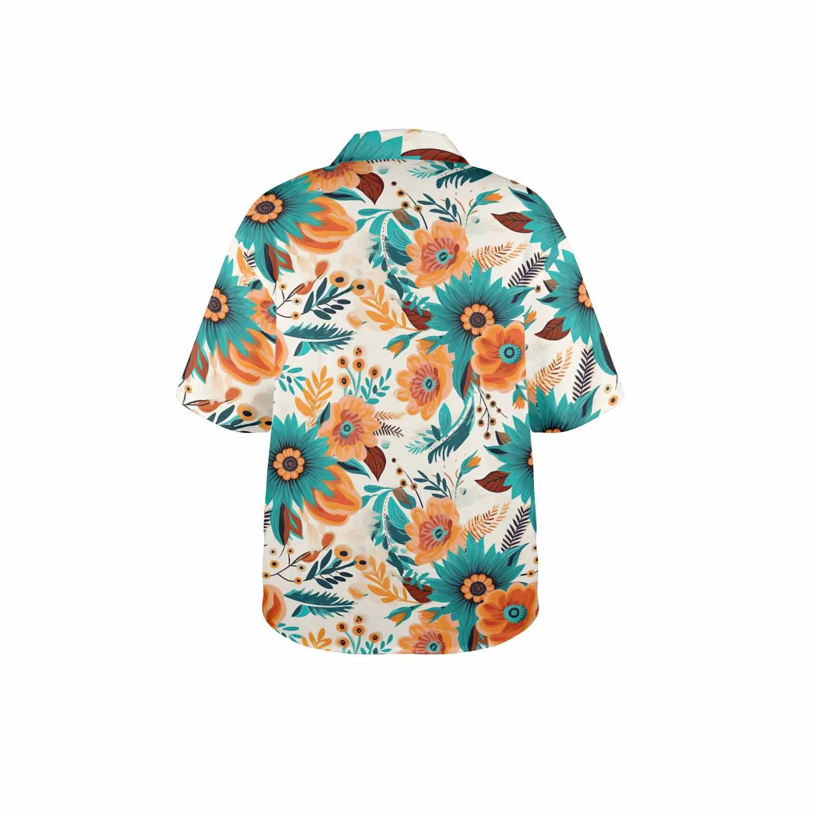 Boho Retro Floral  Women's Hawaiian Shirt