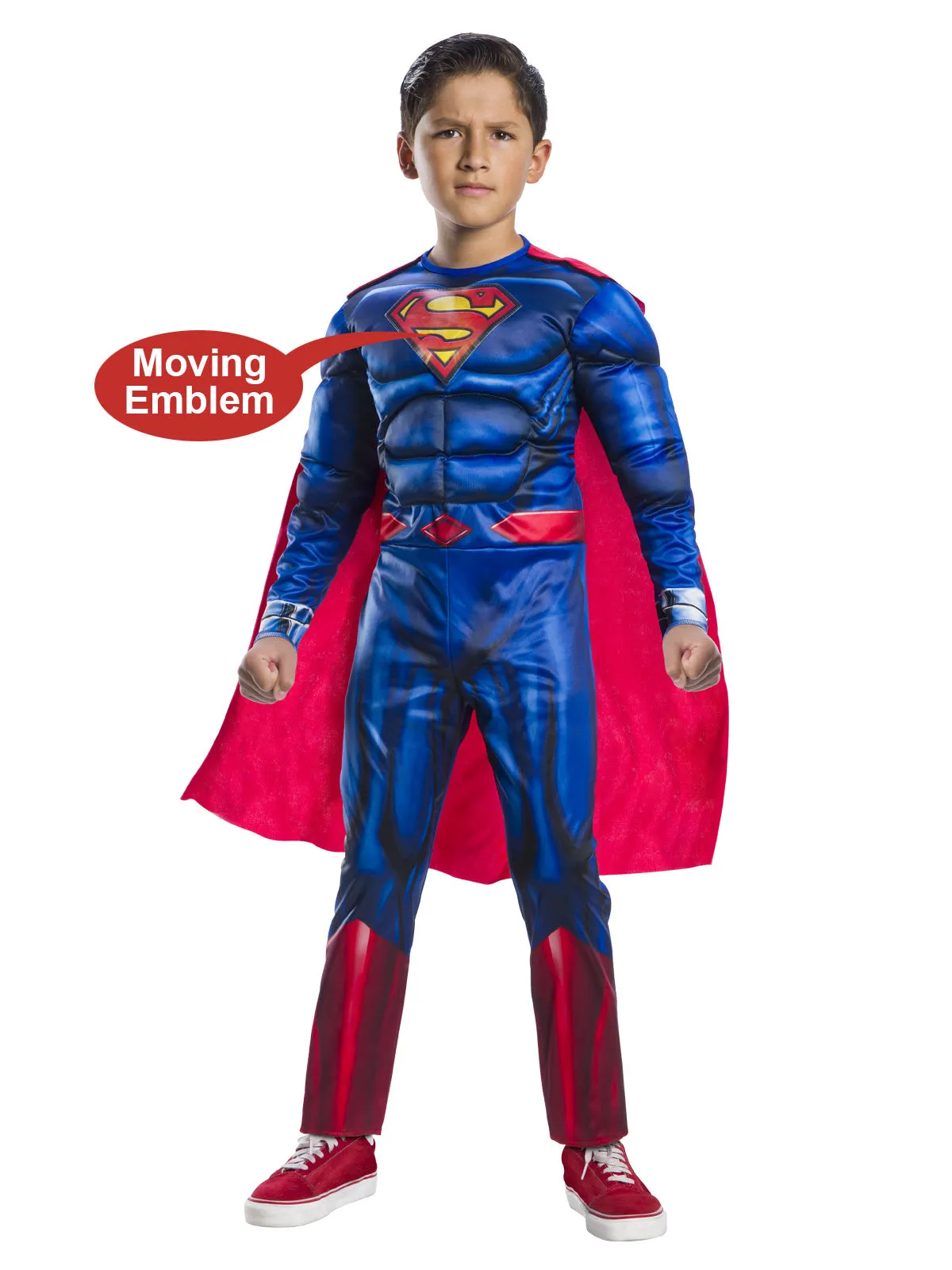 Boys Costume - Superman Deluxe Lenticular Costume