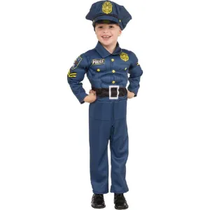 Boys Costume - Top Cop Deluxe Policeman