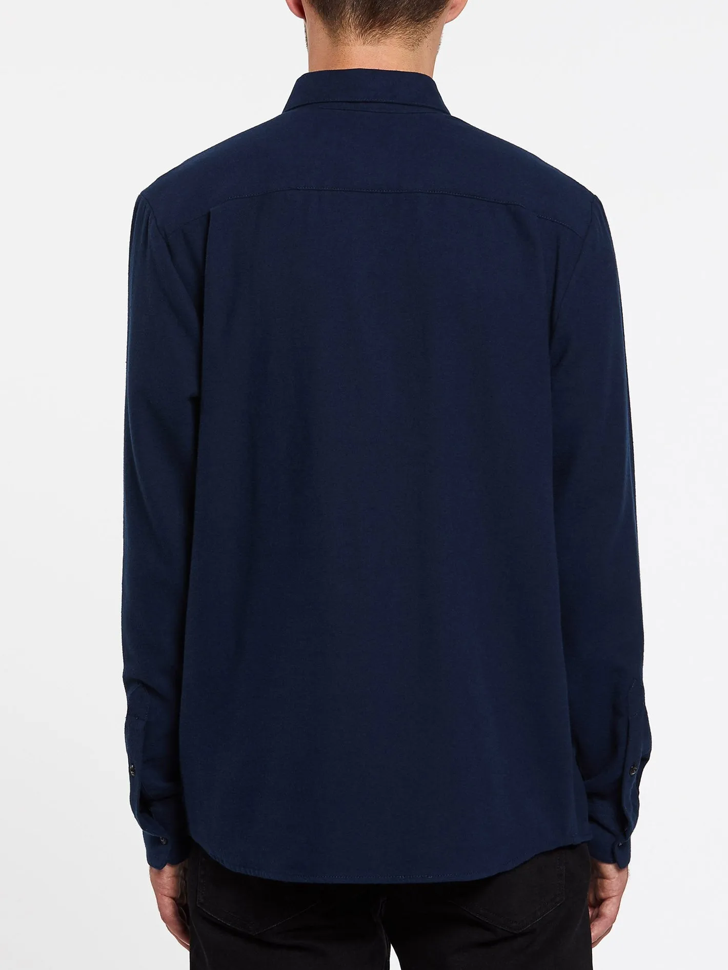 Caden Solid Shirt - NAVY