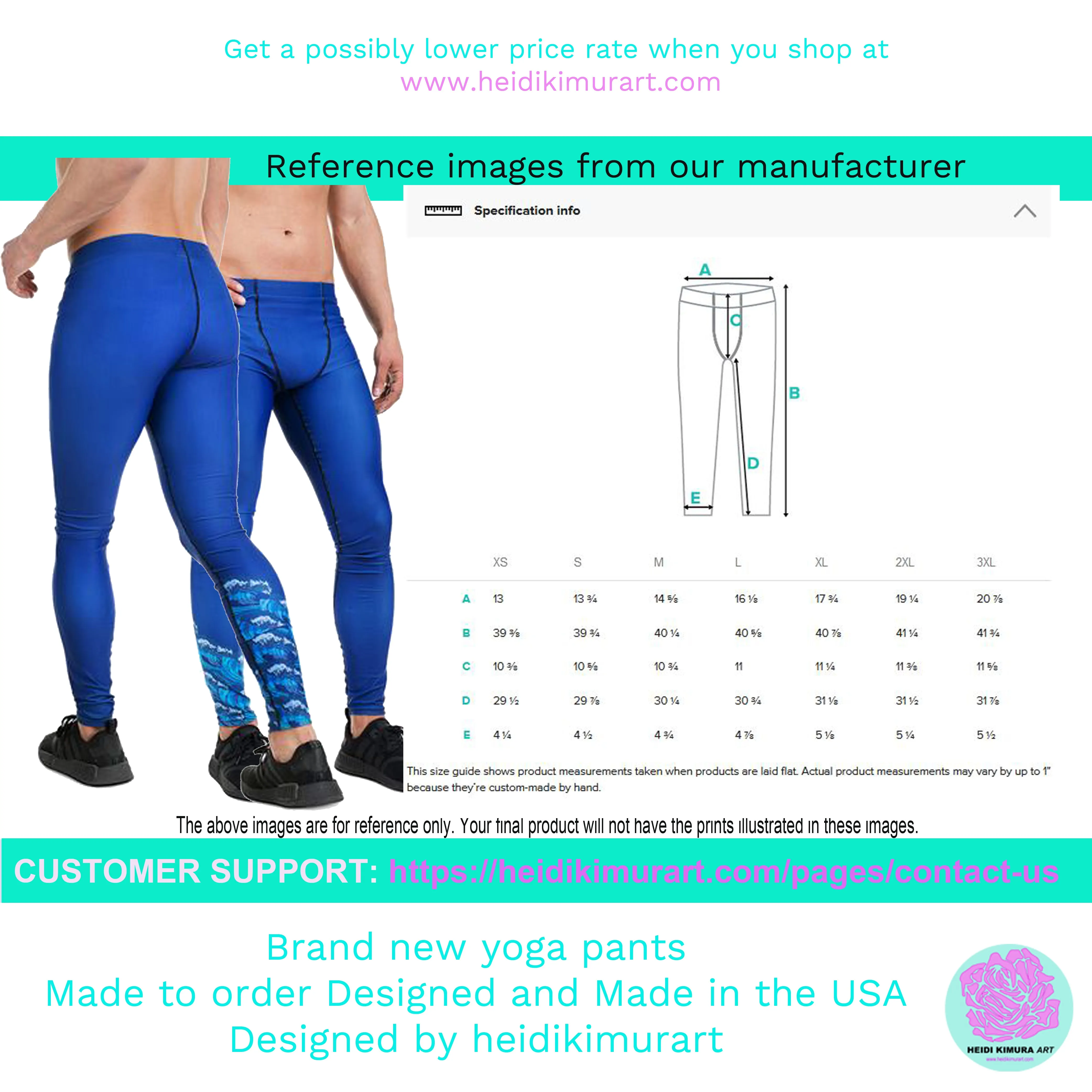 Candy Pink Solid Color Meggings, Solid Color Men's Leggings Compression Tights- Made in USA/EU