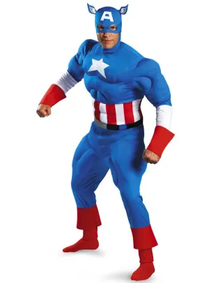 Captain America Plus Size Mens Costume