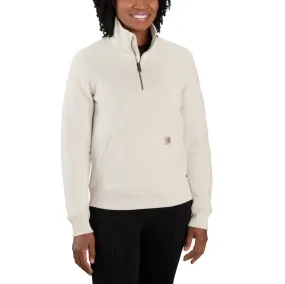 'Carhartt' Women's Midweight 1/4 Zip Hoodie - Malt