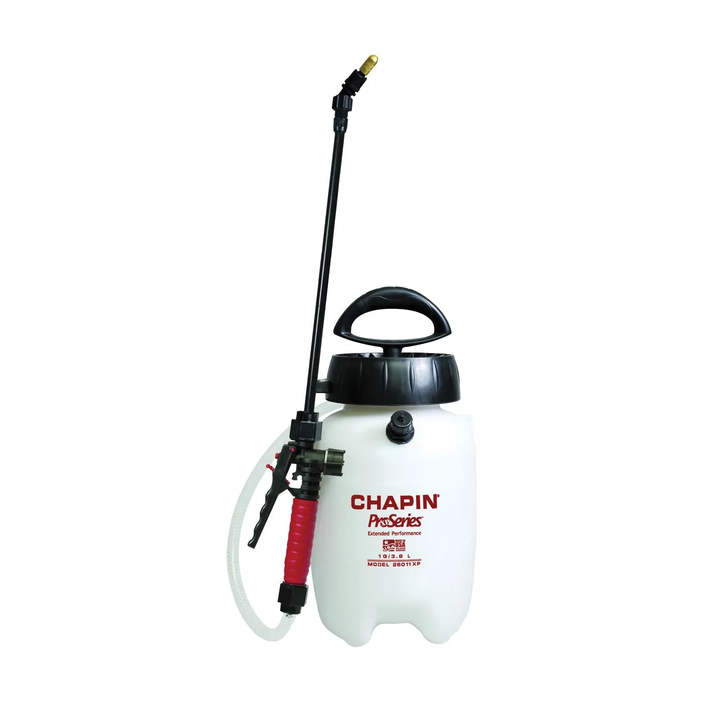 CHAPIN Pro Series 26011XP Compression Sprayer, 1 gal Tank, Poly Tank, 42 in L Hose