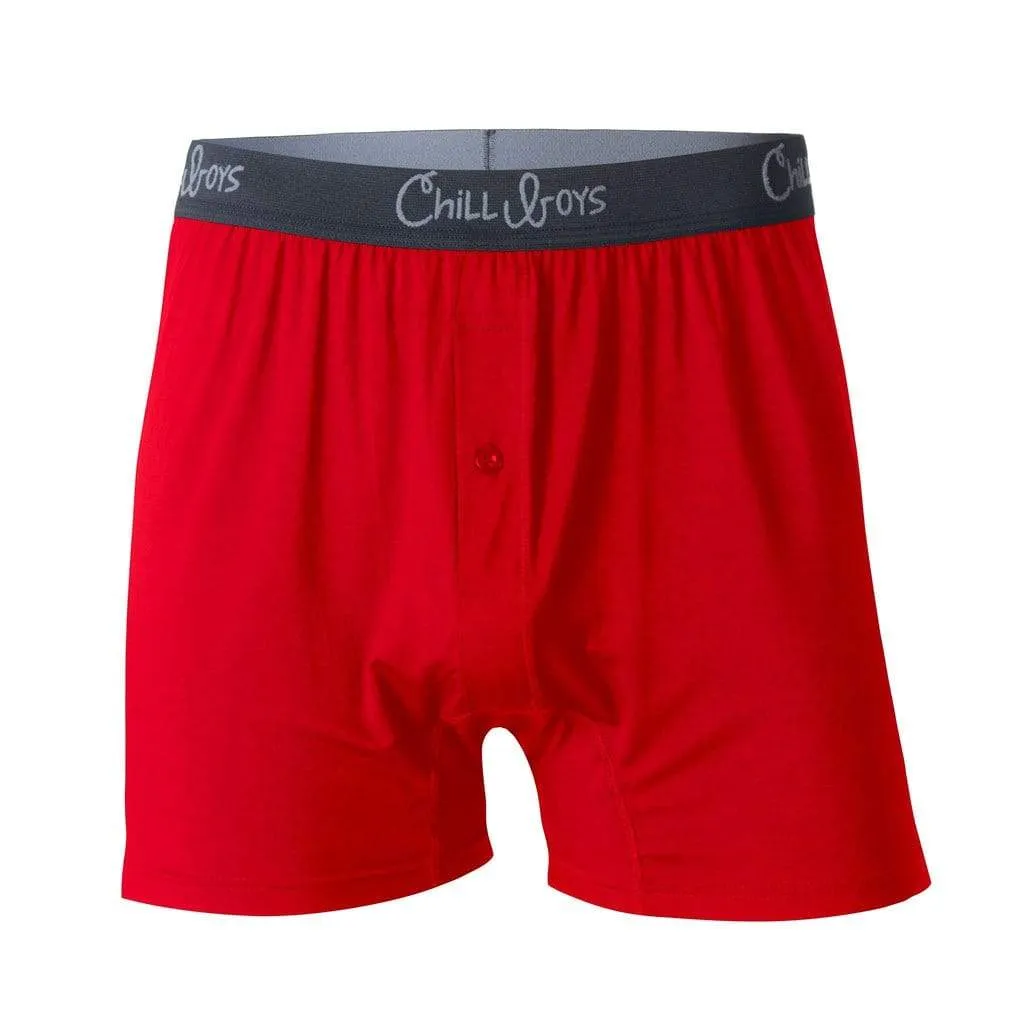 Chill Boys Soft Bamboo Boxers - Comfortable Men's Boxer Shorts