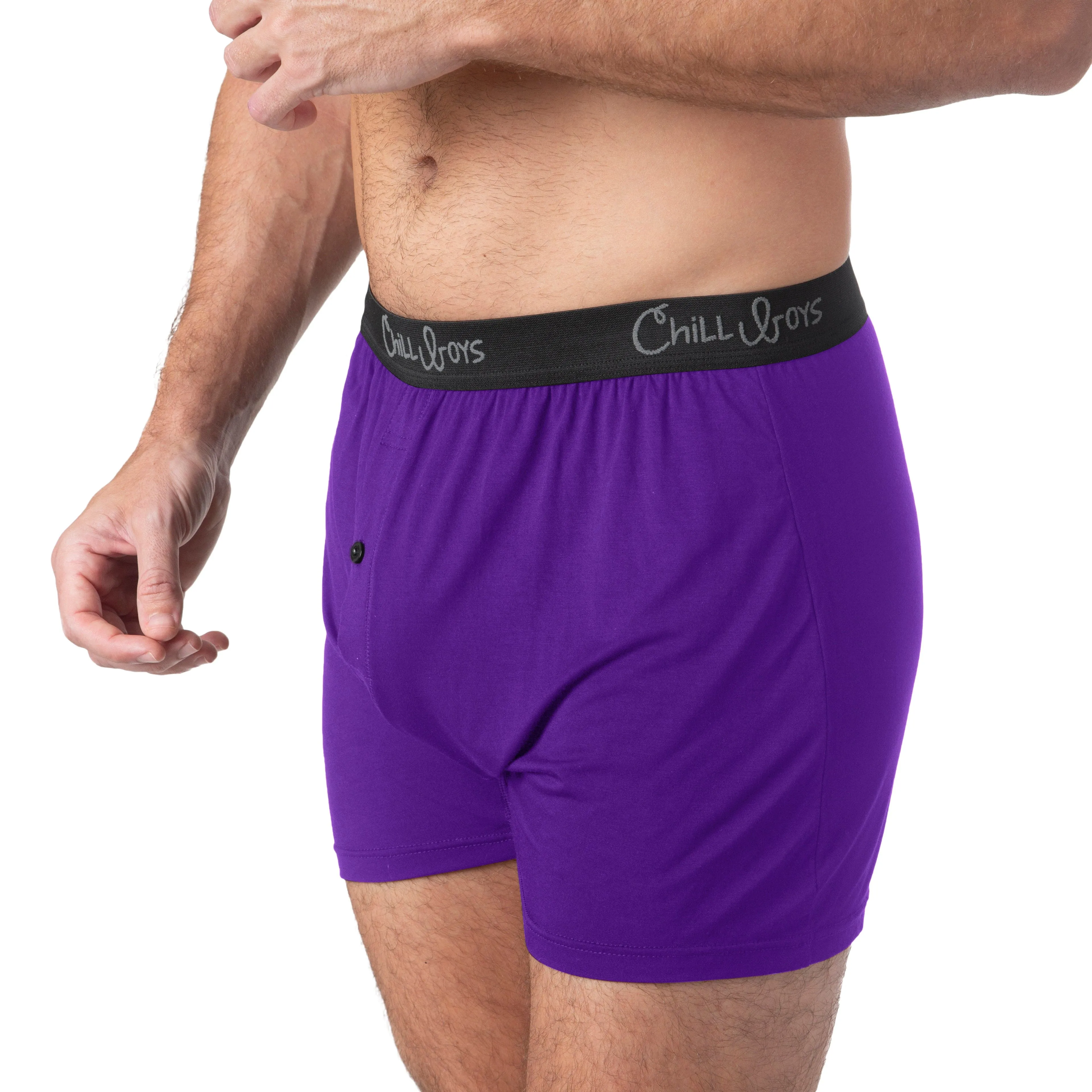 Chill Boys Soft Bamboo Boxers - Comfortable Men's Boxer Shorts