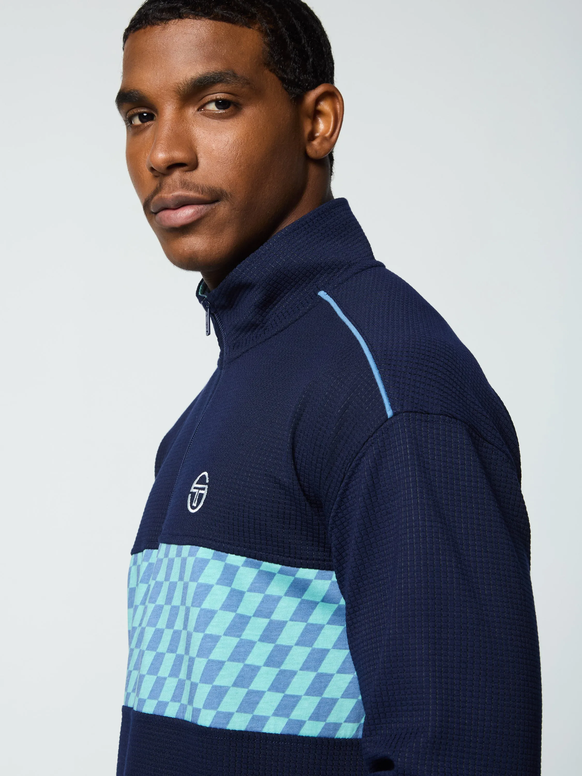 Cialda Half Zip- Maritime Blue