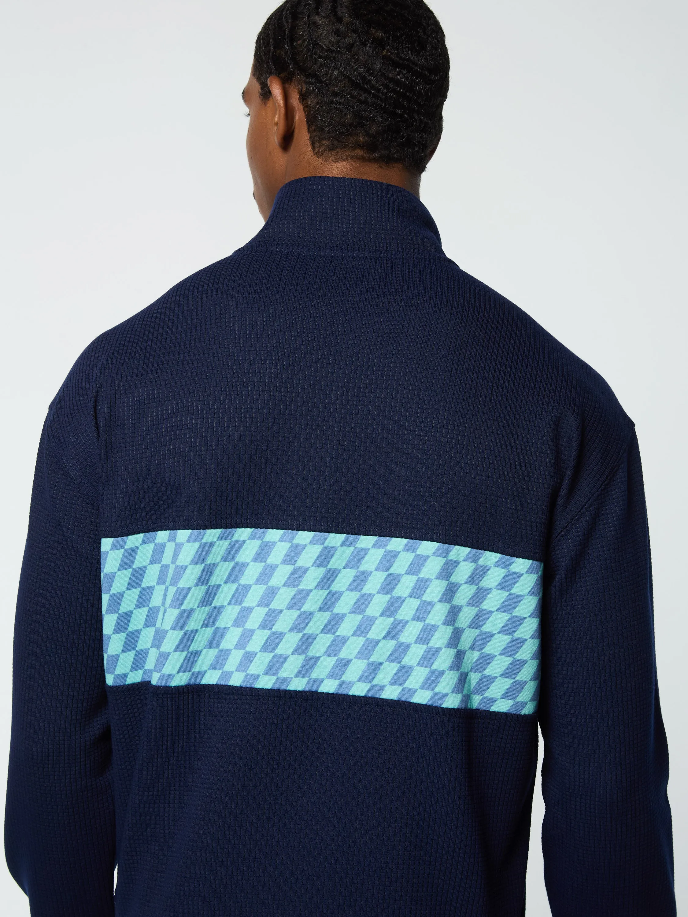 Cialda Half Zip- Maritime Blue