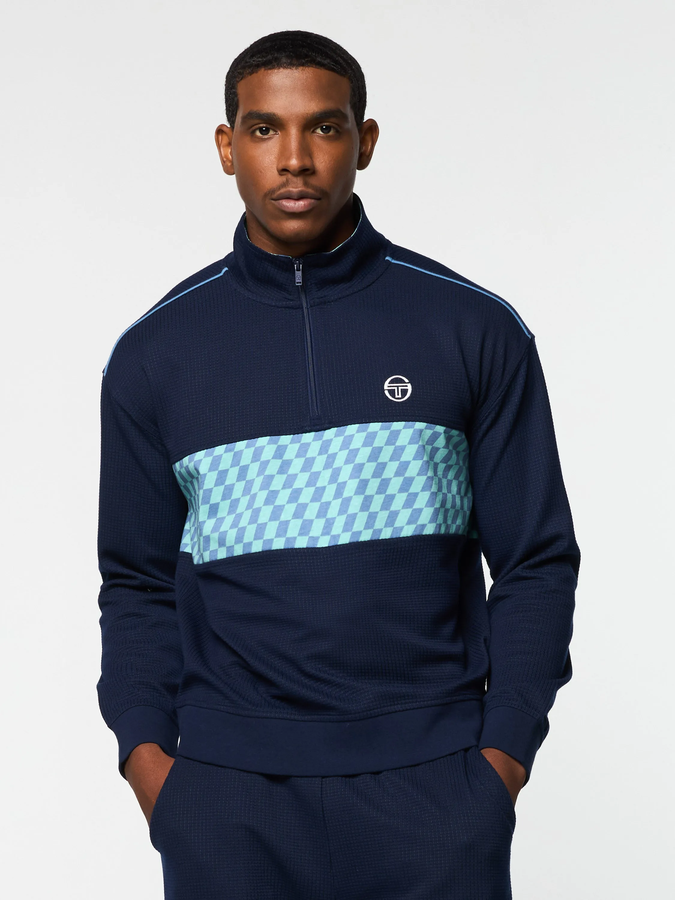 Cialda Half Zip- Maritime Blue