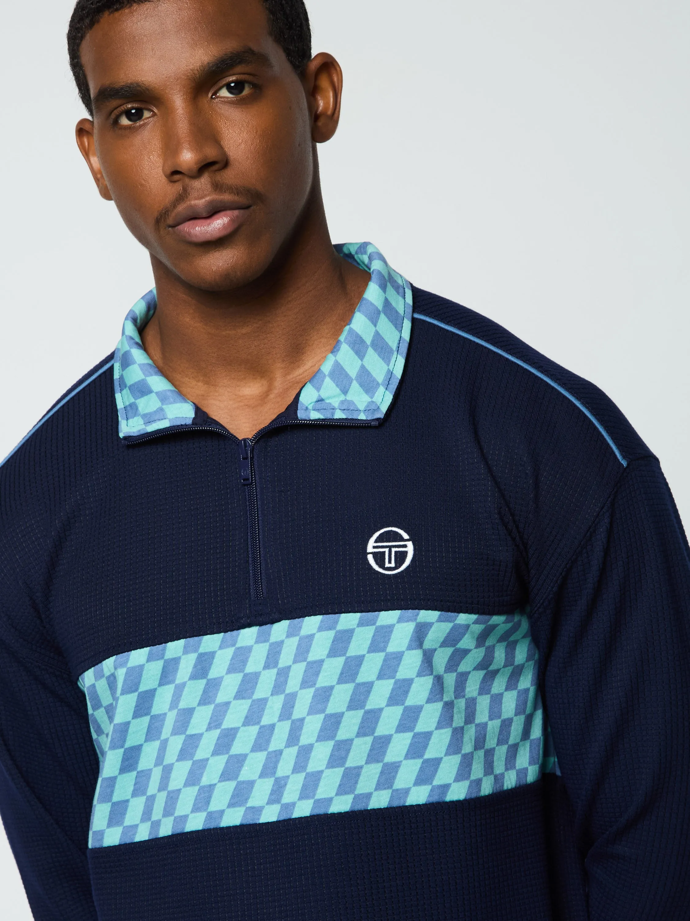 Cialda Half Zip- Maritime Blue