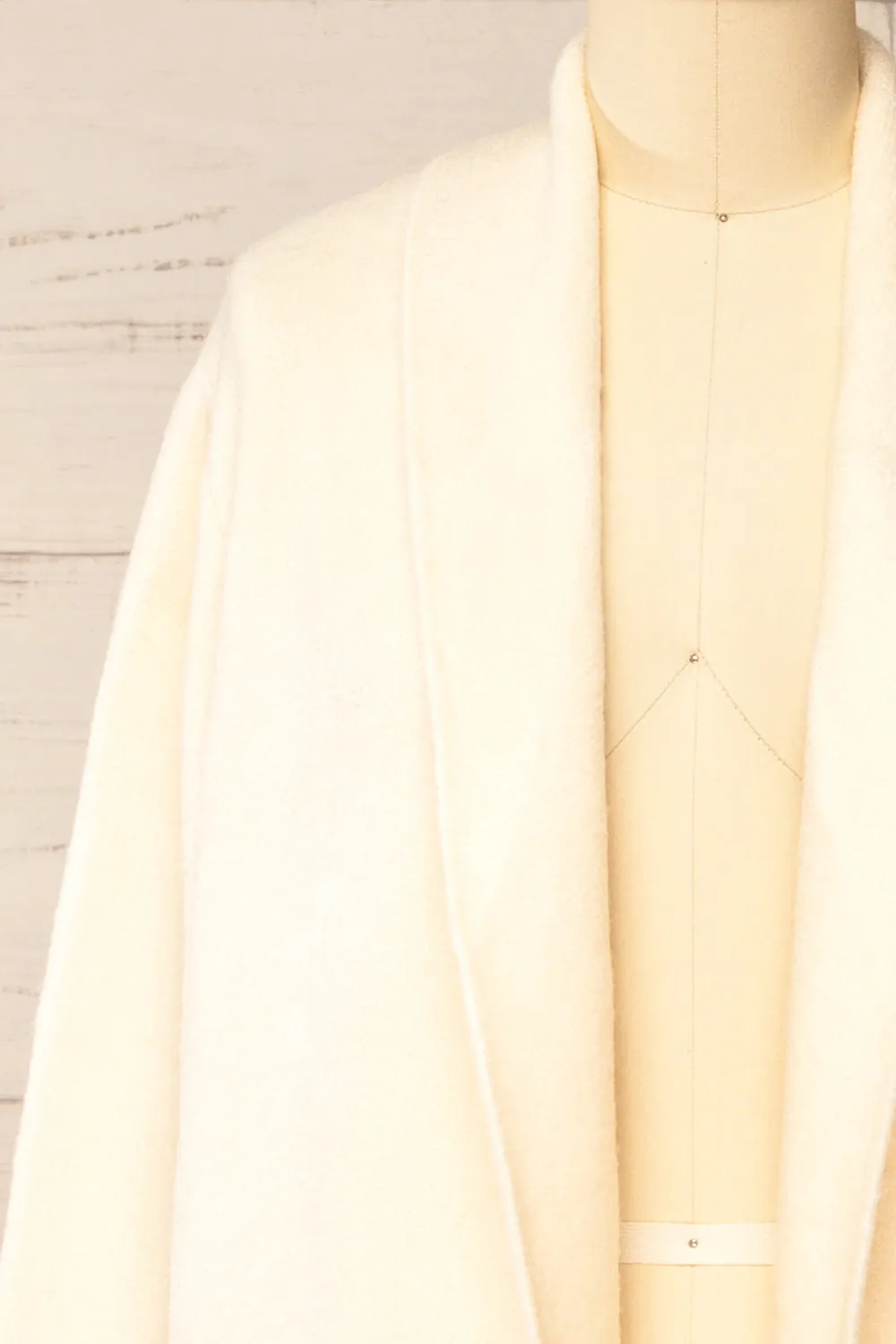 Colombo Ivory | Open-Front Coat