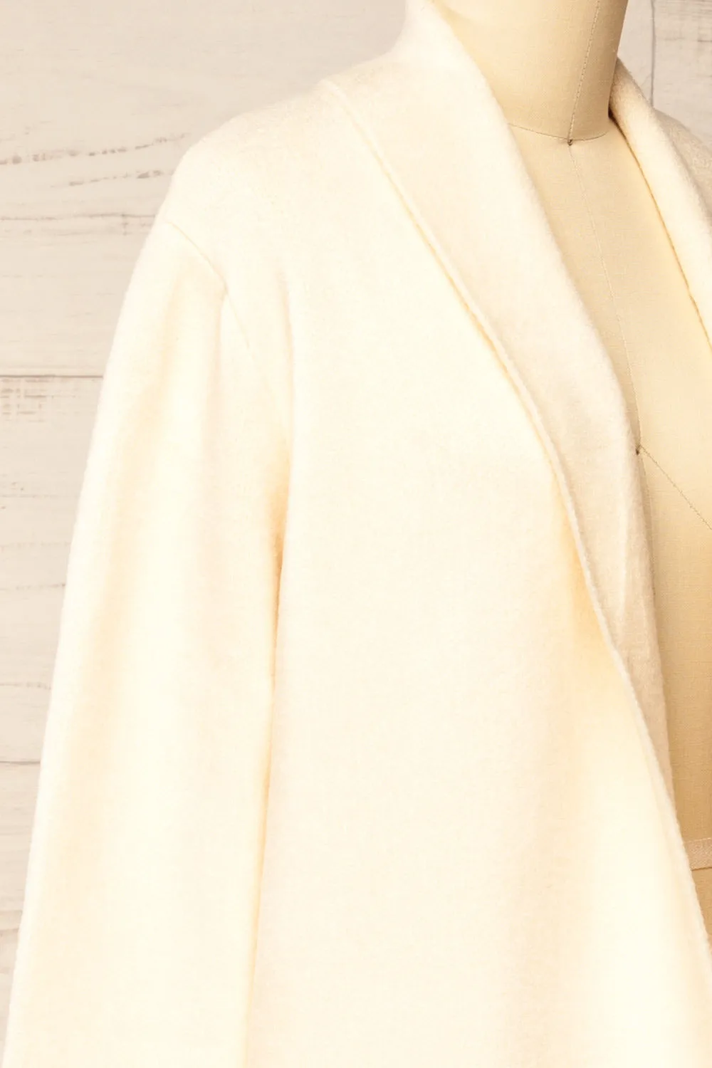 Colombo Ivory | Open-Front Coat