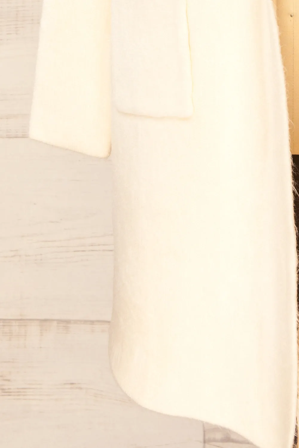 Colombo Ivory | Open-Front Coat