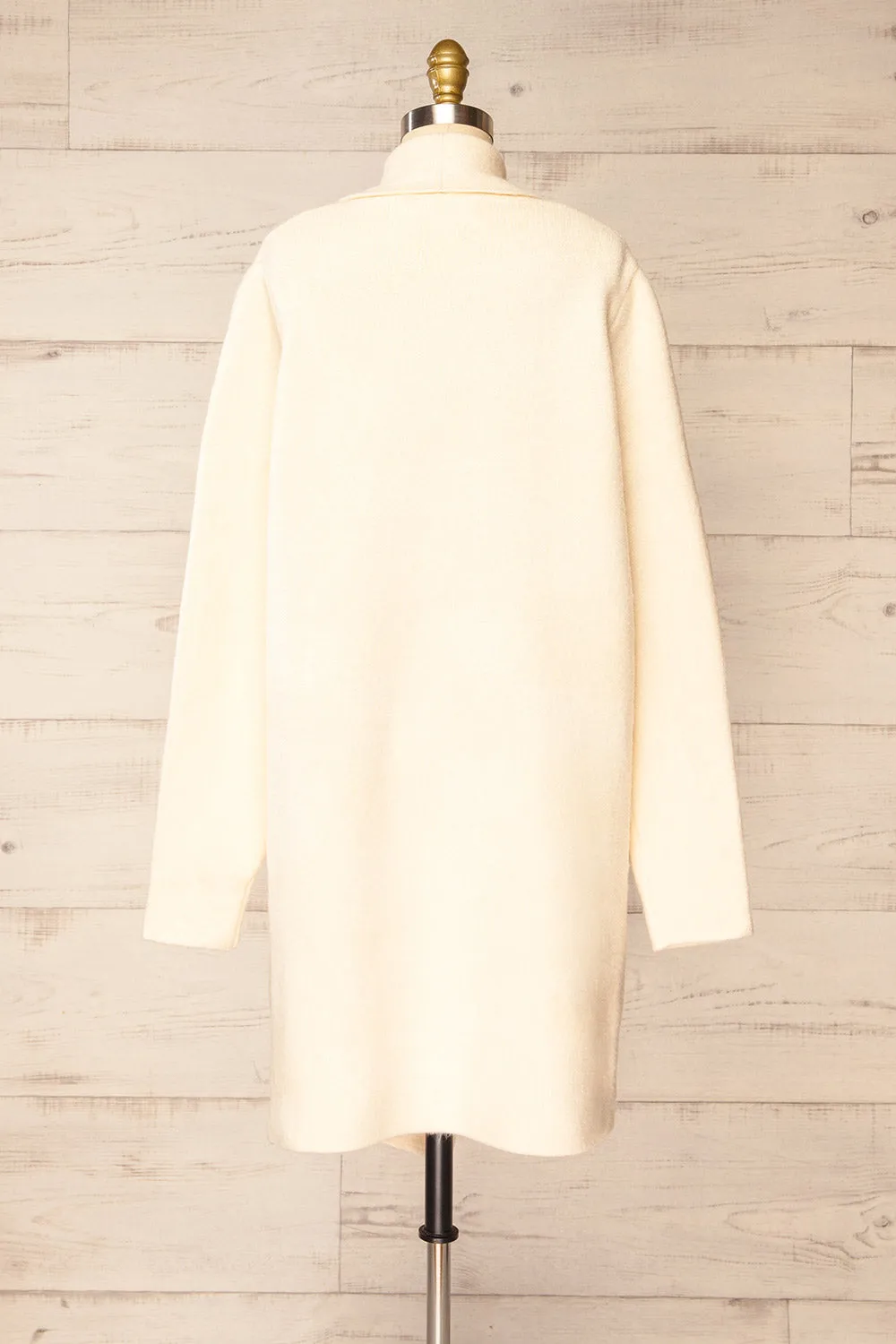 Colombo Ivory | Open-Front Coat