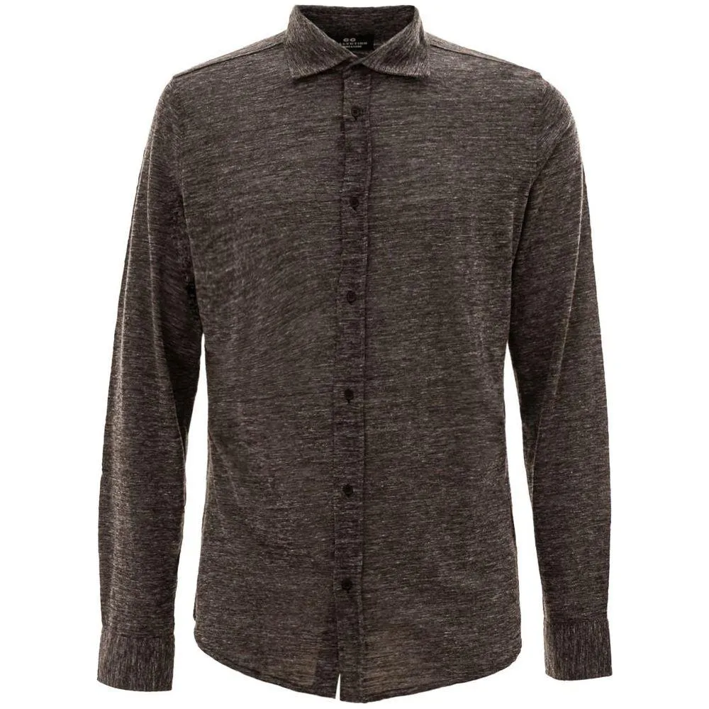 Corneliani Gray Wool Shirt