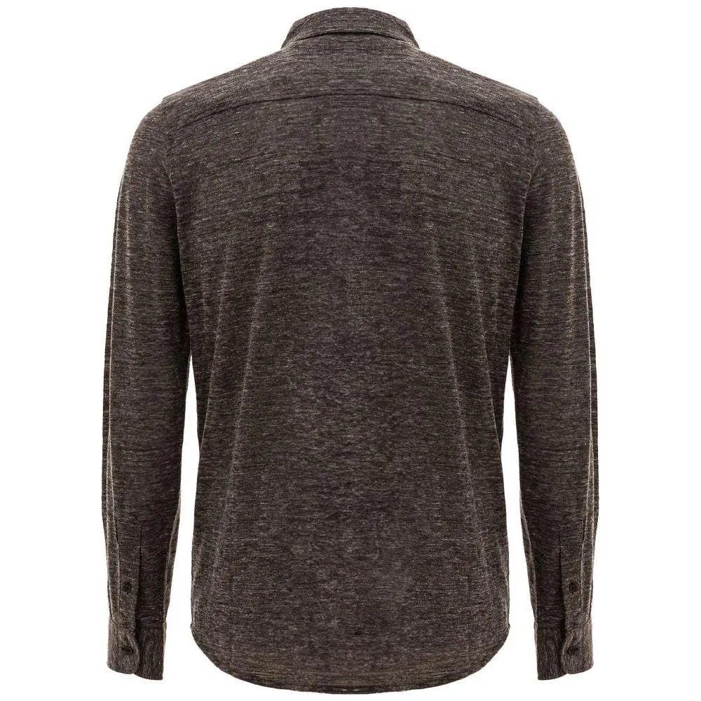 Corneliani Gray Wool Shirt